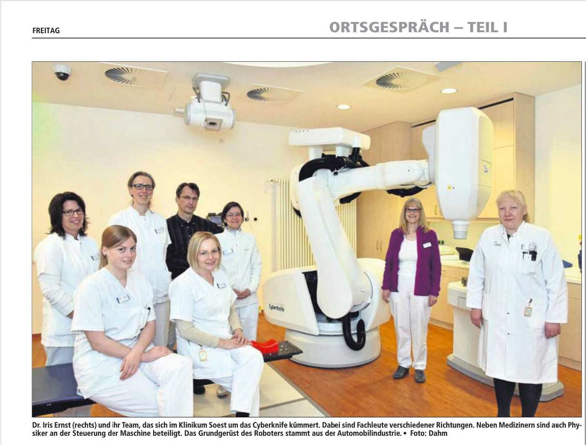 Cyberknife in den Medien